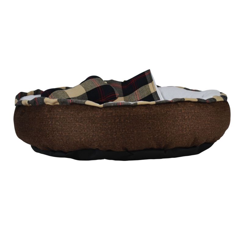 Fancy Pets Cama Blanca con Cuadros Azules con F... image number null