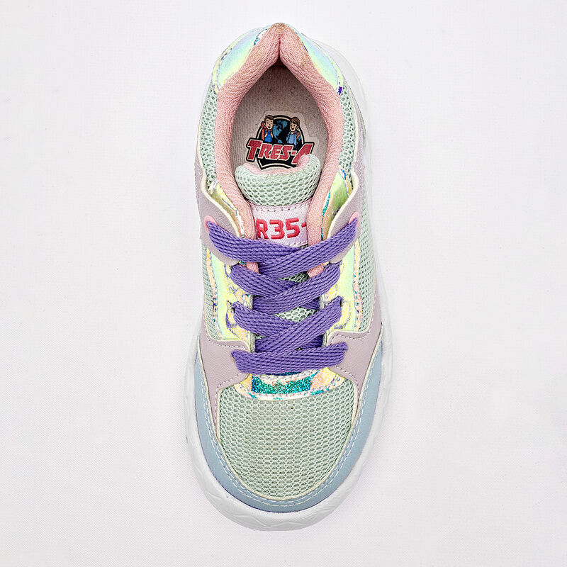 Tres-A tenis para BEB&Eacute; verde multicolor cod 140... image number null