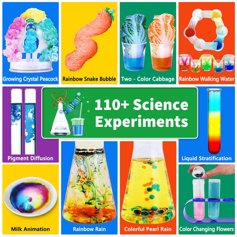 Kit De Experimentos Cient&iacute;ficos Jopsheen 110+ P... image number null
