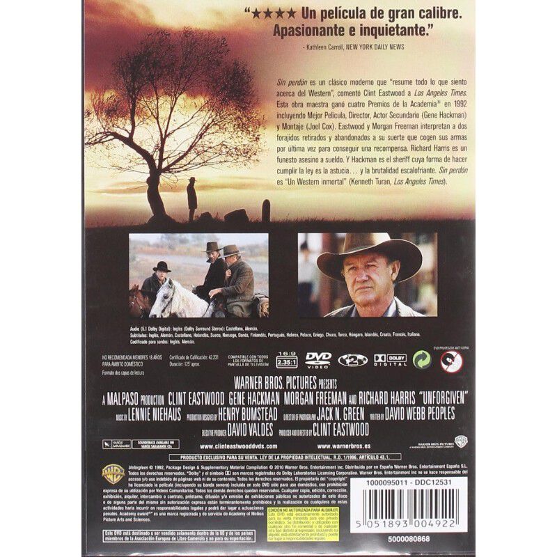 Sin Perd&oacute;n [dvd] (1992) image number null