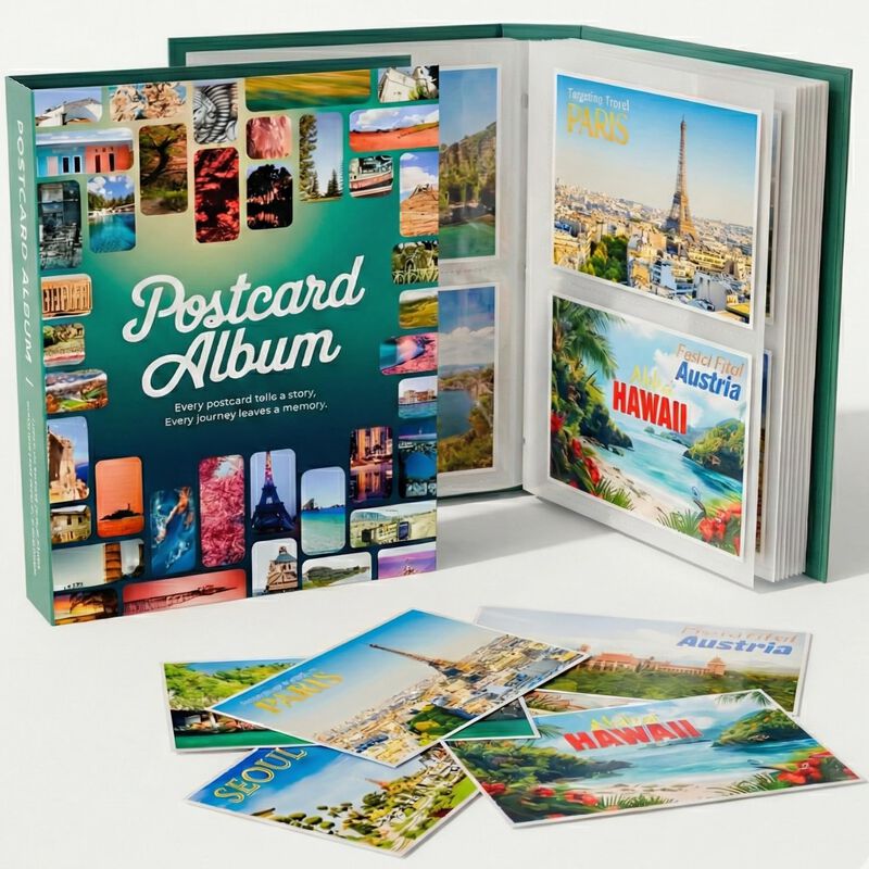 &Aacute;lbum De Postales Alvorn 4x6, Capacidad Para 20... image number null
