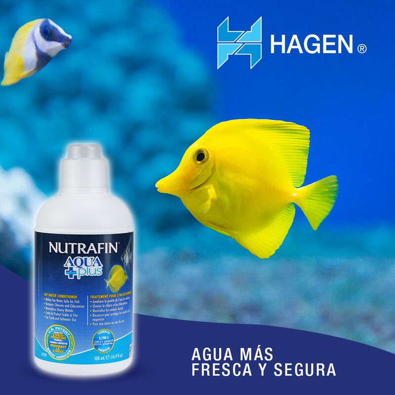 Hagen Nutrafin Aqua + Plus Acondicionador Para ... image number null