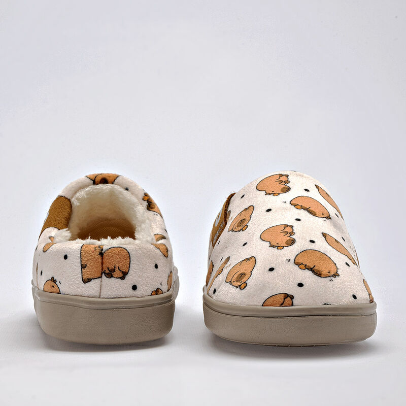 Moramora Pantufla para mujer beige camel image number null