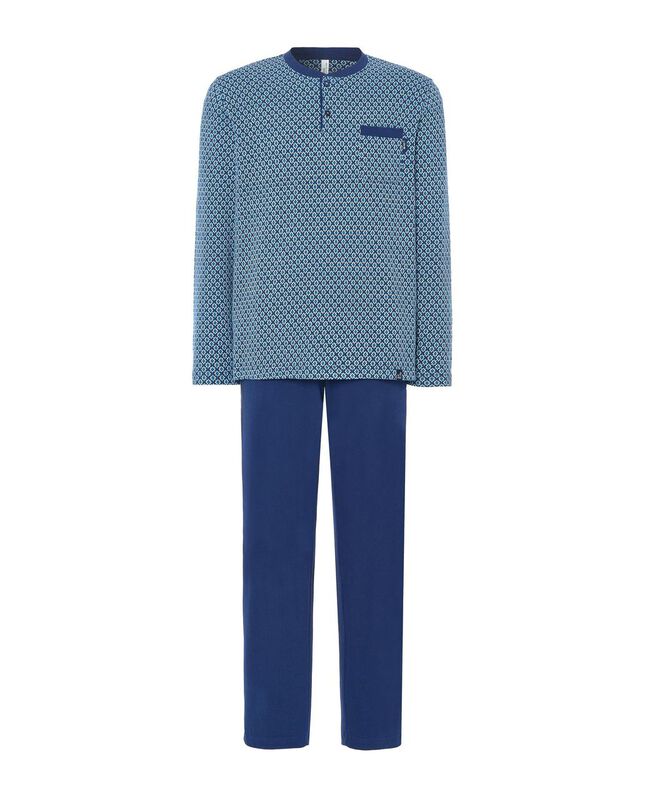 Pijama Corbatero Marino image number null