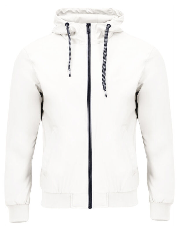 Chamarra Hombre Casual Premium Lisa Con Gorro B... image number null