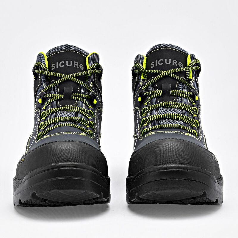 Sicuro bota industrial para hombre marino negro... image number null