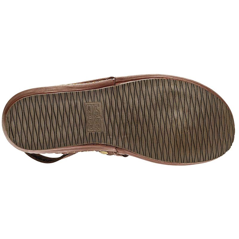 Lobo Solo Sandalia para mujer caf&eacute; image number null