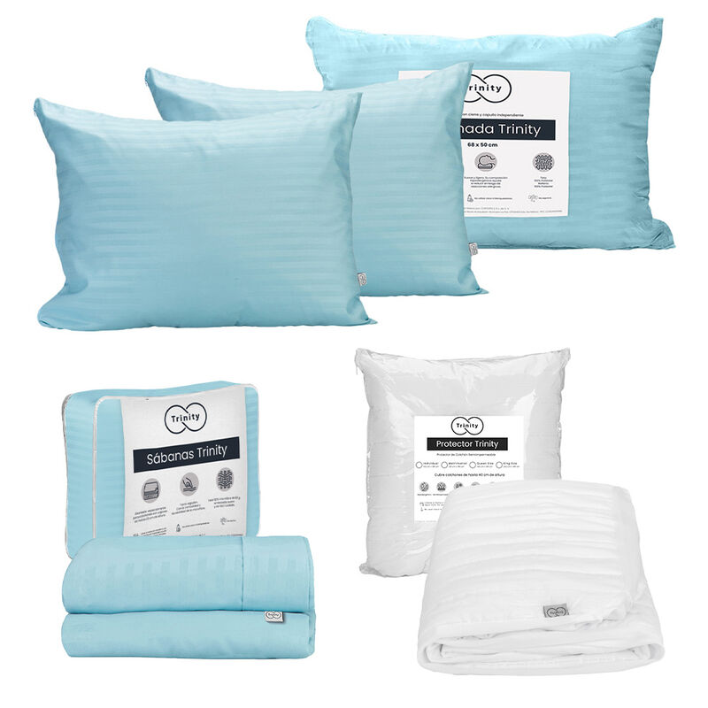 Protector de Colch&oacute;n Impermeable Matrimonial Tr... image number null