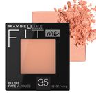 Blush Maybelline Fit Me, Ligero, Suave Y Mezclable, Coral