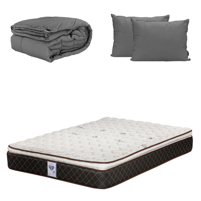 Colch&oacute;n Minesota +Almohada 2Pack+Edred&oacute;n Homy image number null