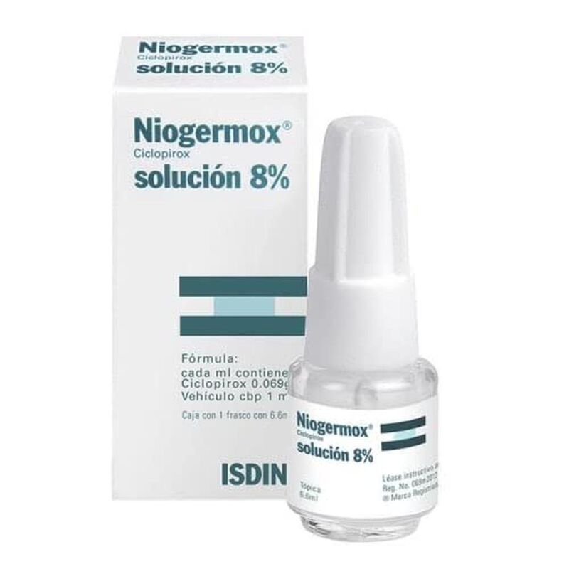 ISDIN Niogermox ciclopirox solucion 8% frasco 6... image number null