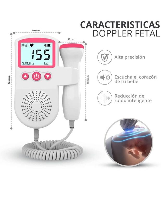 Doppler Fetal Jsl-t501 Para Escuchar Latidos De... image number null