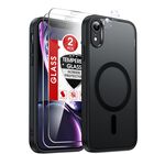 Funda Leyi para iPhone XR Negra con Protector de Pantalla MagSafe