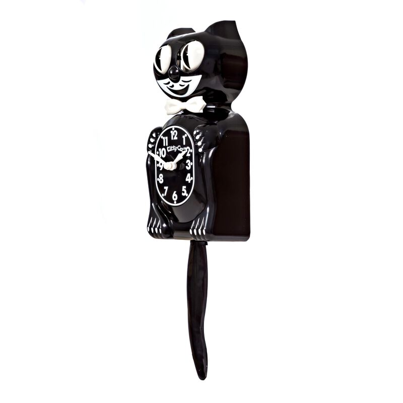 Kit De Reloj De Pared Cat Klock Classic Negro-p... image number null