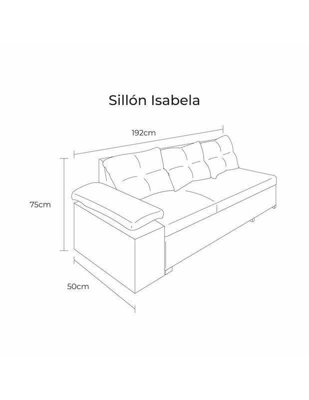 Sala Modular Esquinera Isabela con Baúl incluid... image number null