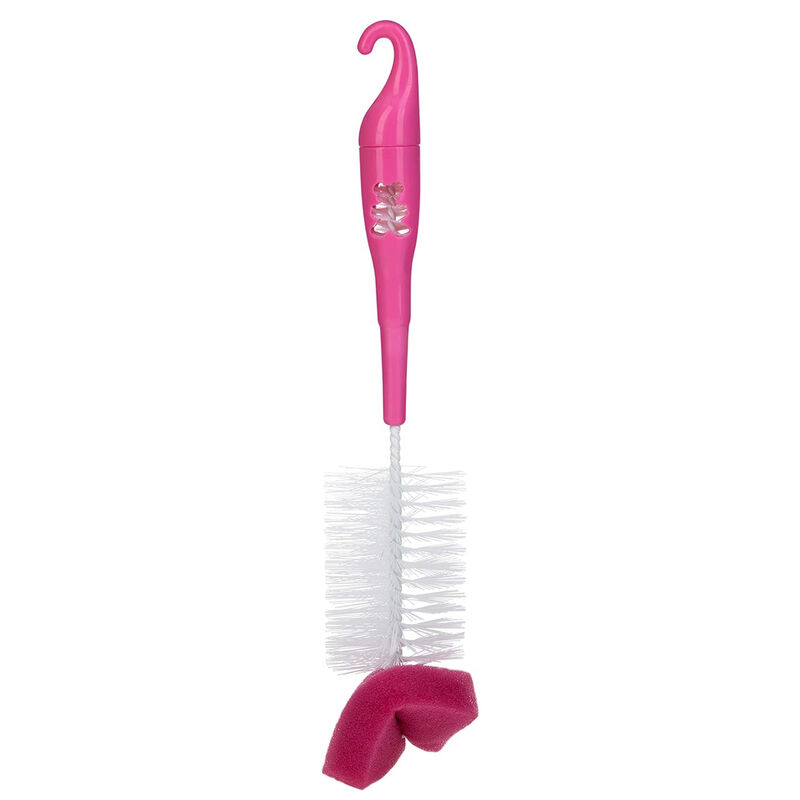 Cepillo Biber&oacute;n Est&aacute;ndar Nuby Rosa image number null