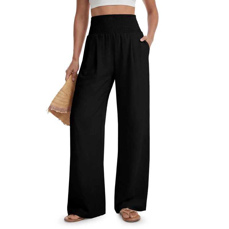 Pantalones Palazzo Tallemon 86cm Negro Talla L image number null