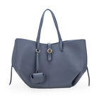 Bolsa Tote Maxi Con Porta Audif&oacute;nos Color Azul
