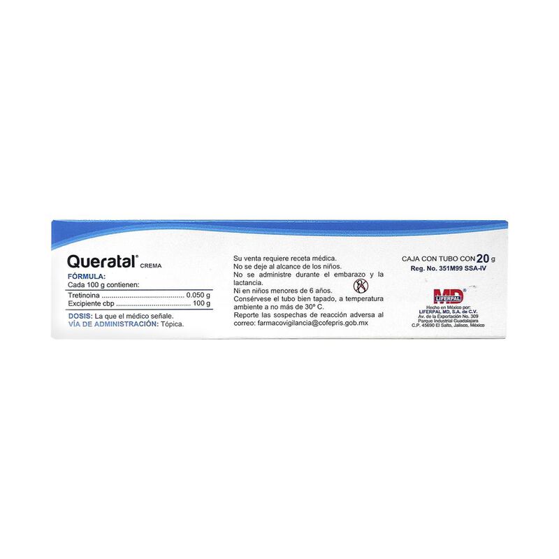 Queratal Crema 20 G image number null