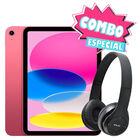 Combo Tablet Apple Ipad 2025 (A16 chip) 128Gb Rosa MD4E4LL/A + Audifonos Bluetooth