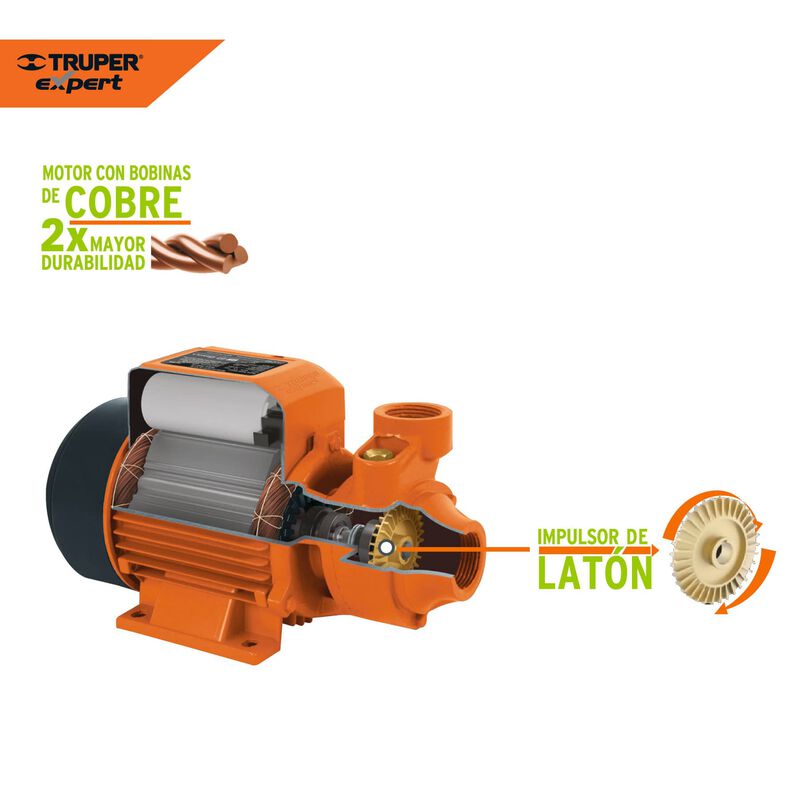 Bomba Periférica 1/2 Hp Truper Expert image number null