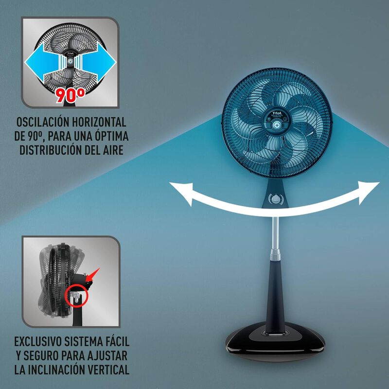 VENTILADOR T-FAL VE77A0X0 TURBO SILENCE 18 PUL ... image number null