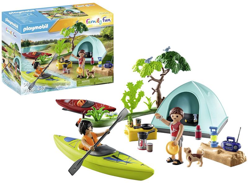 Toy Playmobil Para Acampar Con Kayaks Para Ni&ntilde;o... image number null