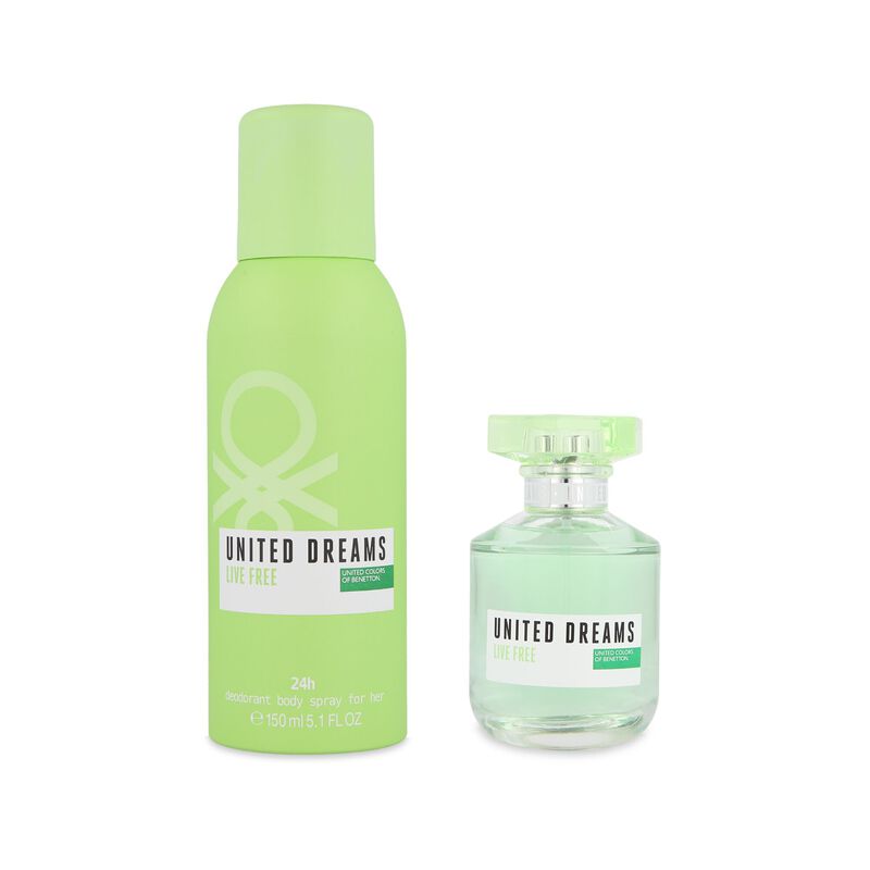 Set Benetton United Dreams Live Free 2Pzs 80Ml ... image number null