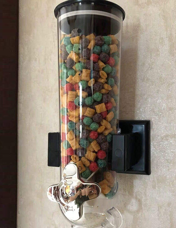 Dispensador de Cereal para Pared - Negro image number null