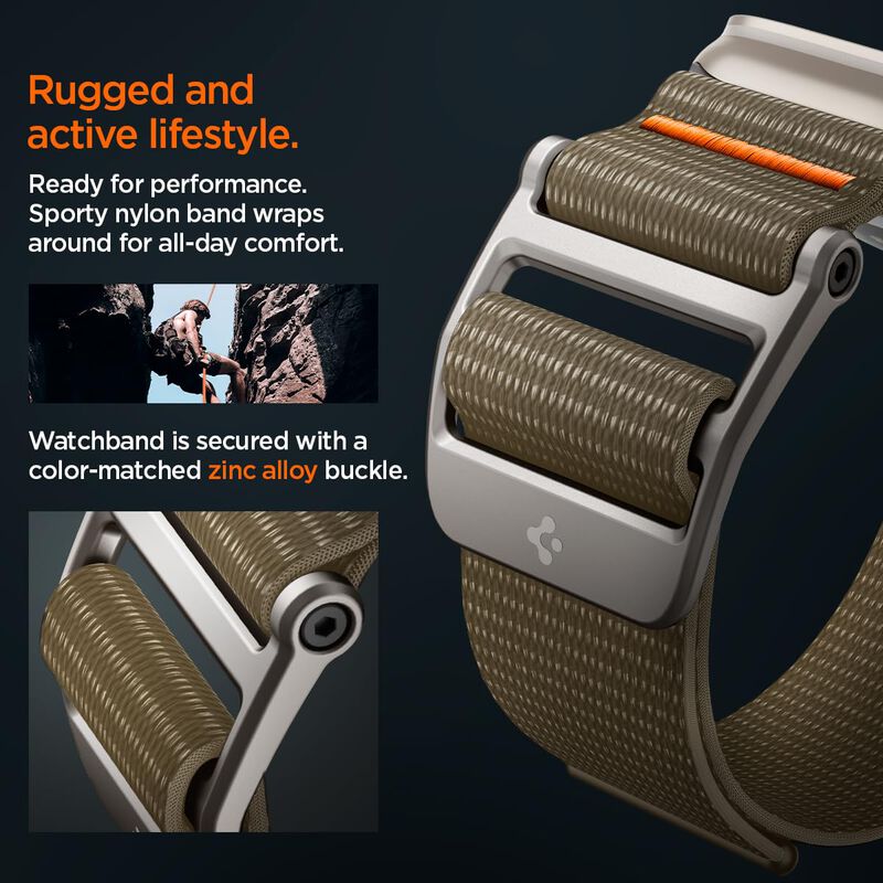Correa De Reloj Spigen Durapro Flex Ultra Khaki... image number null