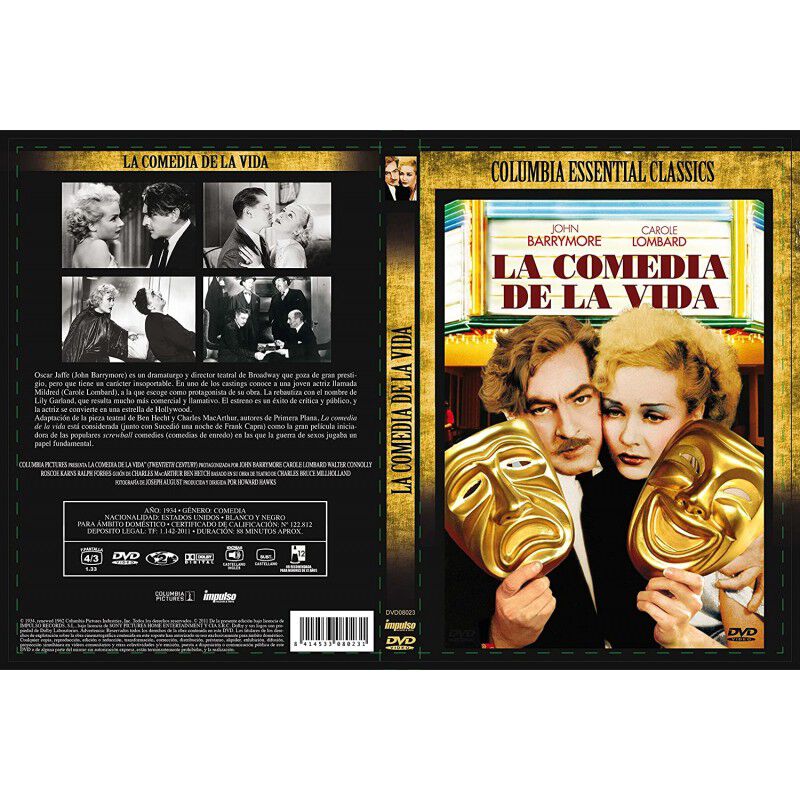 La Comedia De La Vida  Dvd 1934 Twentieth Centu... image number null