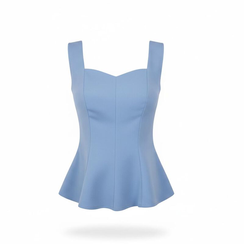 Blusa Peplum escote corazon image number null