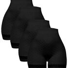 Set 4 Boxer Short Mujer Faja Moldeado CYF-06-Varios Colores Calzón Levanta Glúteos