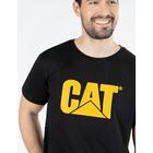 Playera CAT Big Logo Manga Corta Color Negro