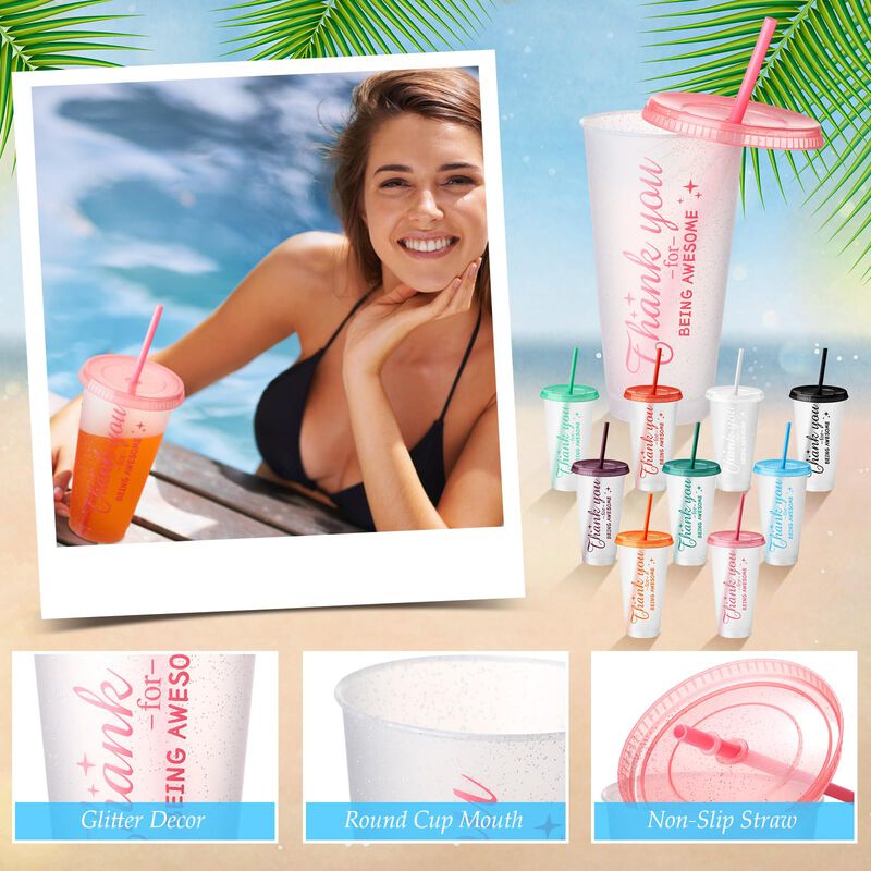 Vaso Para Beber Dandat 680 ml Pack De 36 Colore... image number null