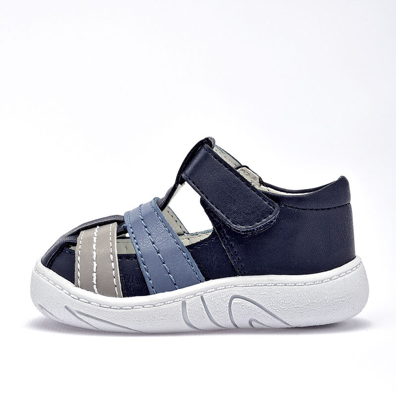 Ensue&ntilde;o sandalia para beb&eacute; marino gris azul cod... image number null