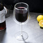 Copas de Vino con Doble Pared de Cristal Térmico 2 Pz 350ml