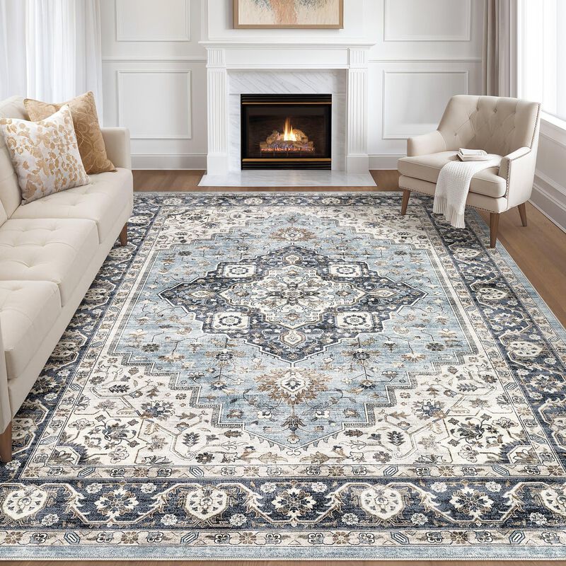 Alfombra Loongrug 178x254 Cm Lavable Boho Vinta... image number null
