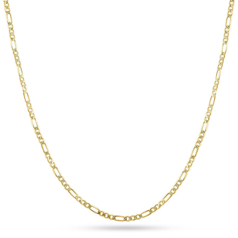 Cadena De Oro Amarillo 14K 3X1 (50Cm - 3.15Mm A... image number null