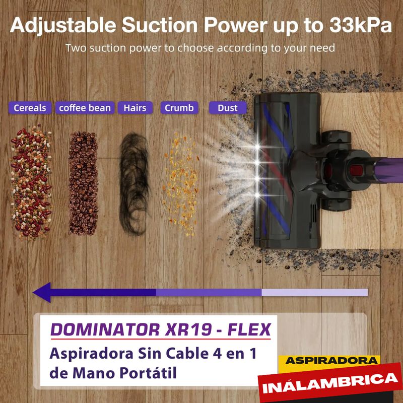 Aspiradora Duster DUS XR19 Flex Roja image number null