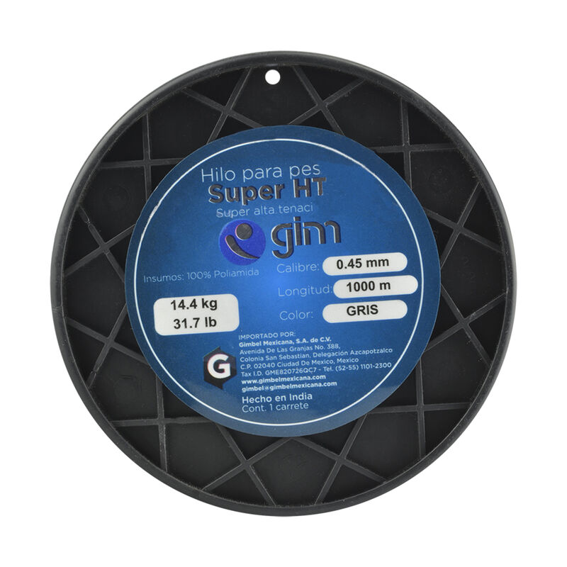 Hilo Pesca Super Ht 1000m 0.45mm Gris Resistent... image number null