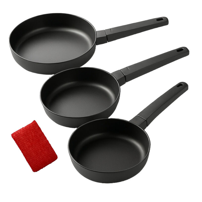 COMBO de 3 Sartenes Antiadherentes Hudson Daily... image number null