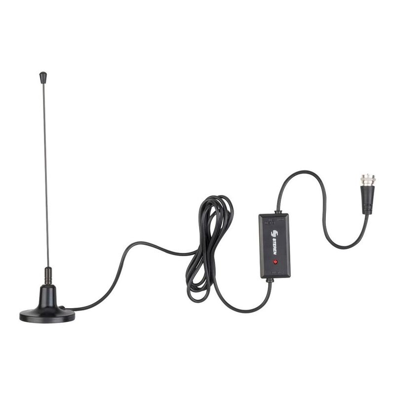 Mini Antena Uhf Con Base De Imán Y Booster De 2... image number null