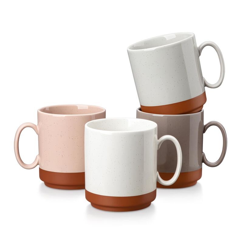 Tazas De Caf&eacute; Malacasa 355 ml, Juego De 4, Mult... image number null