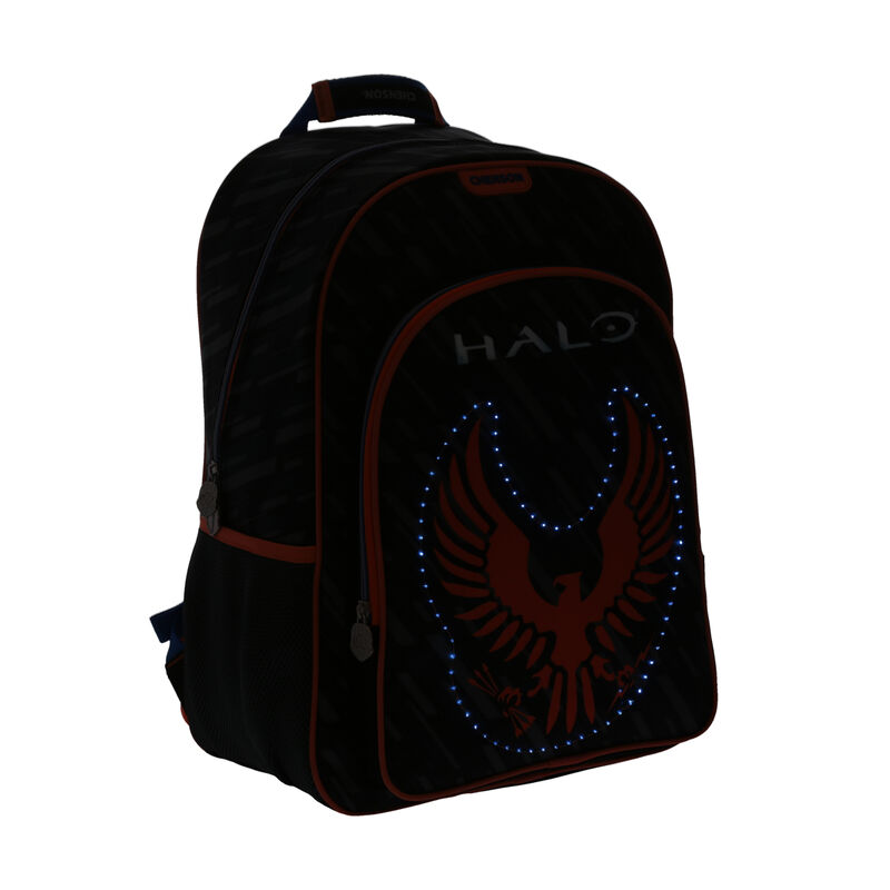 Mochila Halo negro, naranja y gris image number null