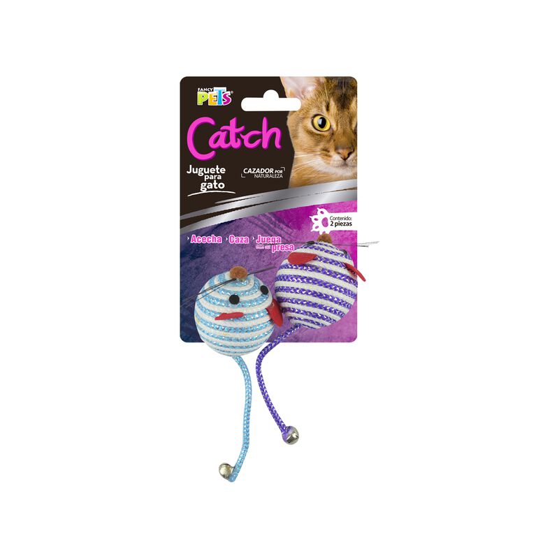 Fancy Pets Juguete Catch Con Forma De Ratón Par... image number null