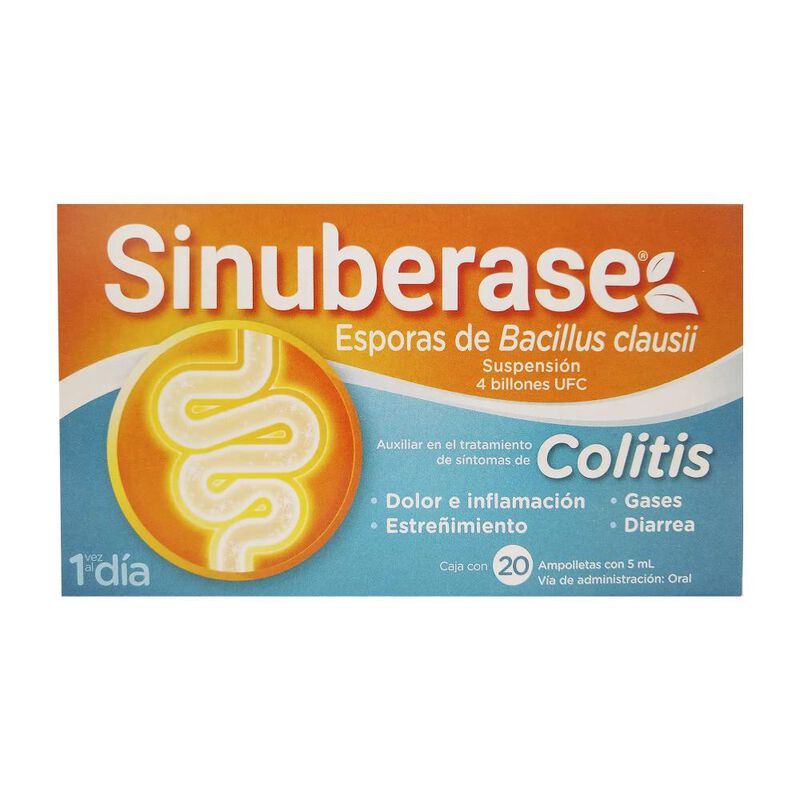 Sinuberase 4 Billones Ufc/5 Ml 20 Ampolleta image number null