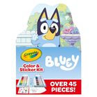 Kit De Arte Crayola Bluey Para Ni&ntilde;os Con Libro Para Colorear Y Pegatinas
