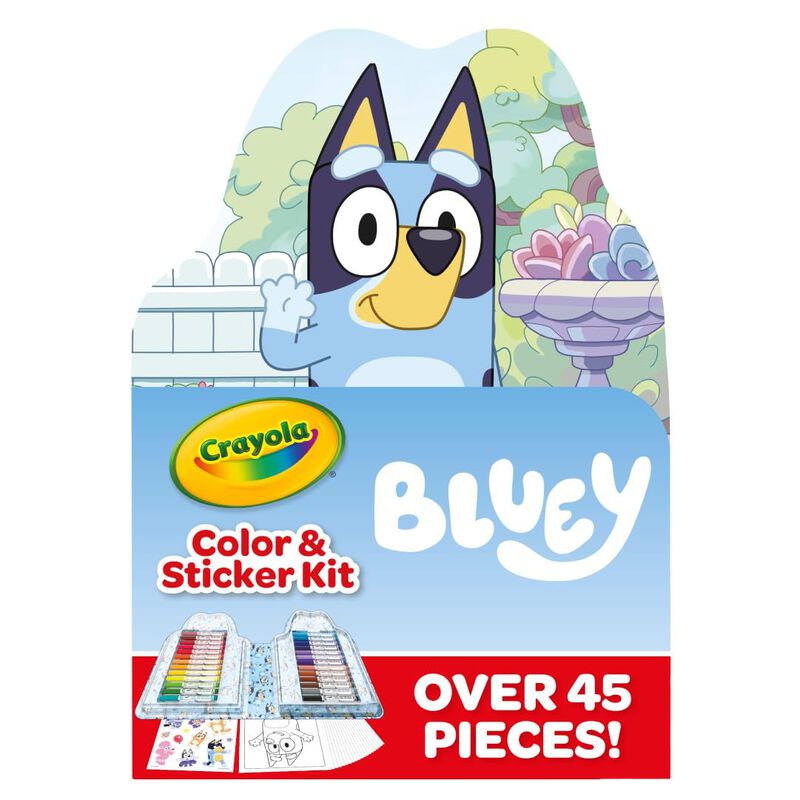 Kit De Arte Crayola Bluey Para Ni&ntilde;os Con Libro ... image number null