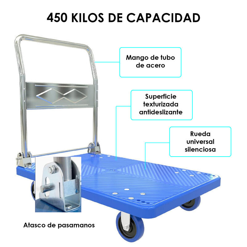 Carrito de carga Plegable 450Kg Aquila image number null